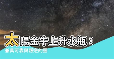 太陽水瓶 上升金牛